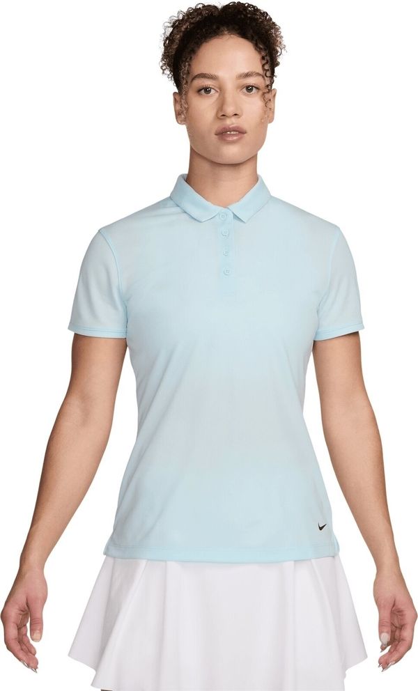 Nike Nike Dri-Fit Victory Womens Polo Glacier Blue/Black L