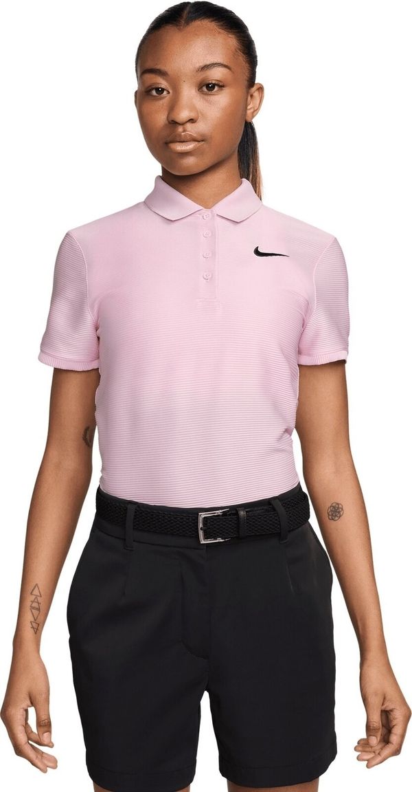 Nike Nike Dri-Fit Victory Womens Polo Pink Foam/Black L