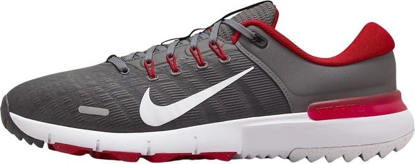 Nike Nike Free Unisex Grey/University Red/Smoke Grey/White 45 Moški čevlji za golf