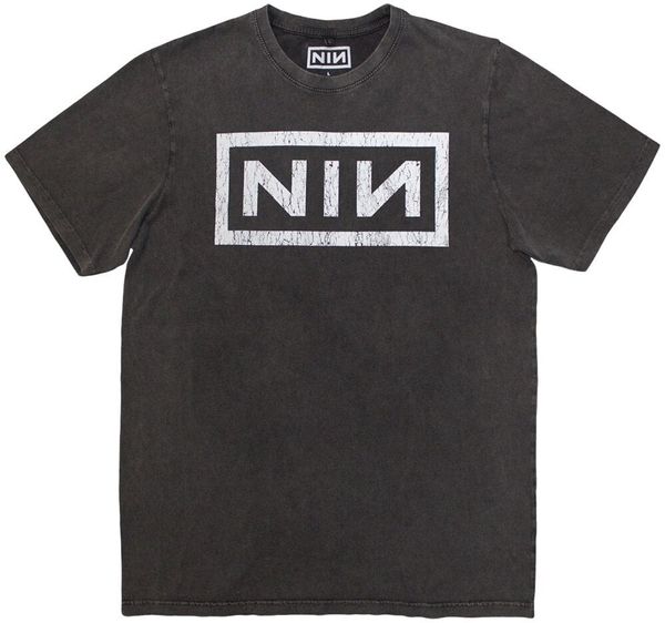 Nine Inch Nails Nine Inch Nails Majica Classic Logo Unisex Charcoal Grey M