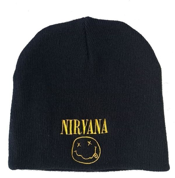 Nirvana Nirvana Kapa Face Logo Black