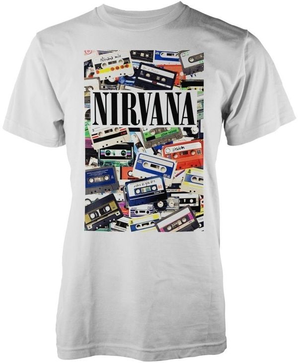 Nirvana Nirvana Majica Cassettes Unisex White L