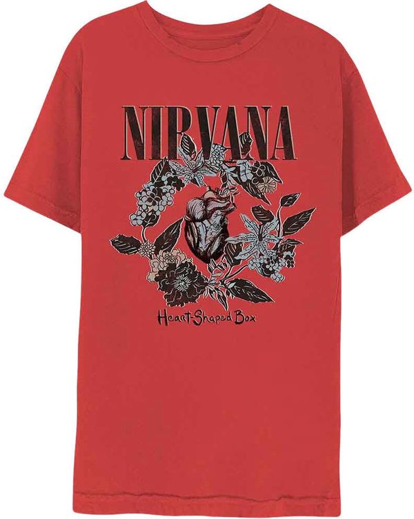 Nirvana Nirvana Majica Heart Shape Box Unisex Red M