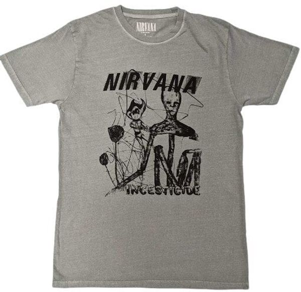 Nirvana Nirvana Majica Incesticide Stacked Logo Unisex Green L