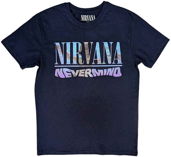 Nirvana Nirvana Majica Nevermind Unisex Navy Blue 2XL