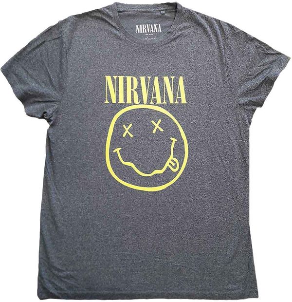 Nirvana Nirvana Majica Yellow Happy Face Unisex Brindle L