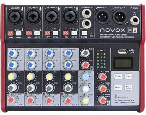 Novox Novox M6 MK II Analogna mešalna miza