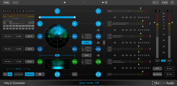 Nugen Audio Nugen Audio Halo Downmix w 3D (Extension) (Digitalni izdelek)