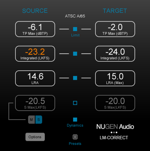 Nugen Audio Nugen Audio LM-Correct 2 (Digitalni izdelek)