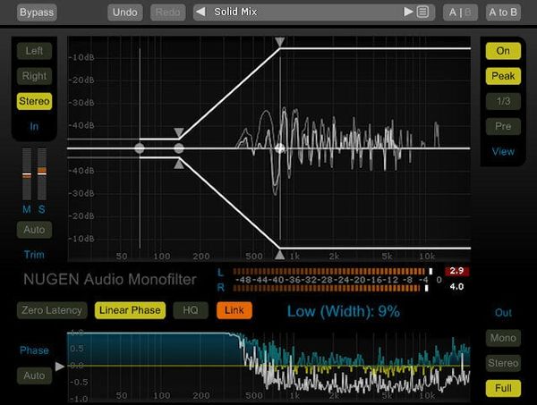 Nugen Audio Nugen Audio Monofilter > Monofilter V4 UPG (Digitalni izdelek)