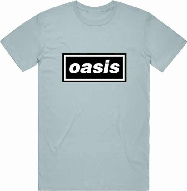 Oasis Oasis Majica Decca Logo Unisex Light Blue L