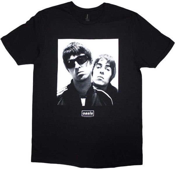 Oasis Oasis Majica Noel & Liam Square Photo Unisex Black XL