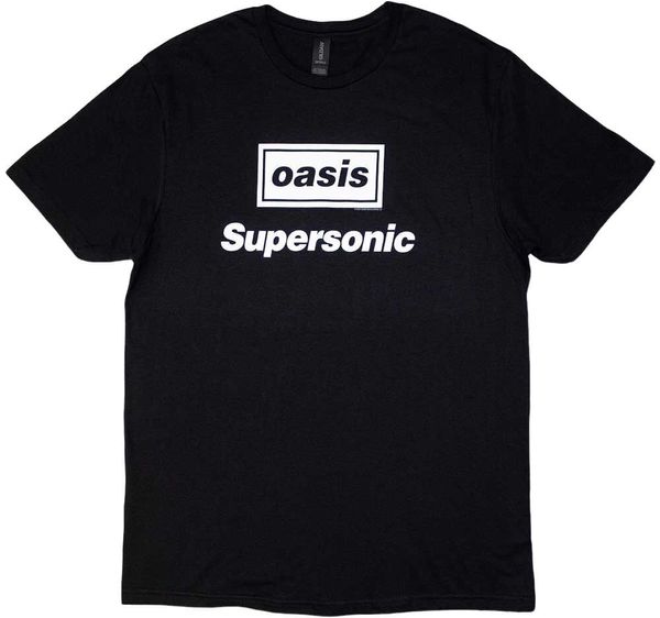 Oasis Oasis Majica Supersonic Title Unisex Black 2XL