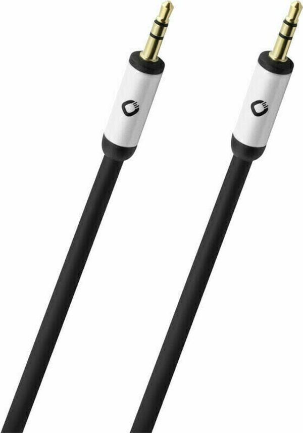 Oehlbach Oehlbach i-Connect Jack Audiocable 3 m Črna Hi-Fi Audio kabel