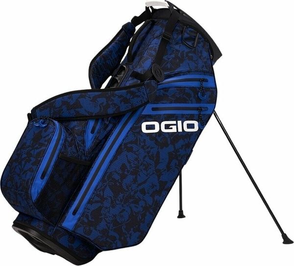 Ogio Ogio All Elements Hybrid Blue Floral Abstract Golf torba Stand Bag