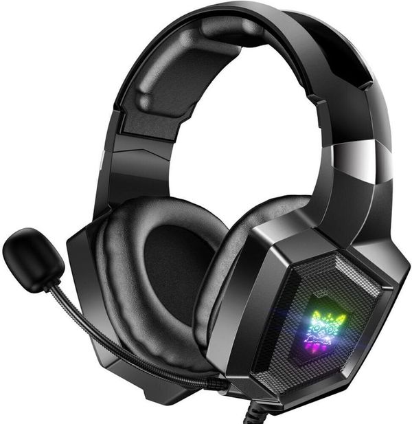 Onikuma Onikuma K8 RGB Wired Gaming Headset Črna PC slušalke