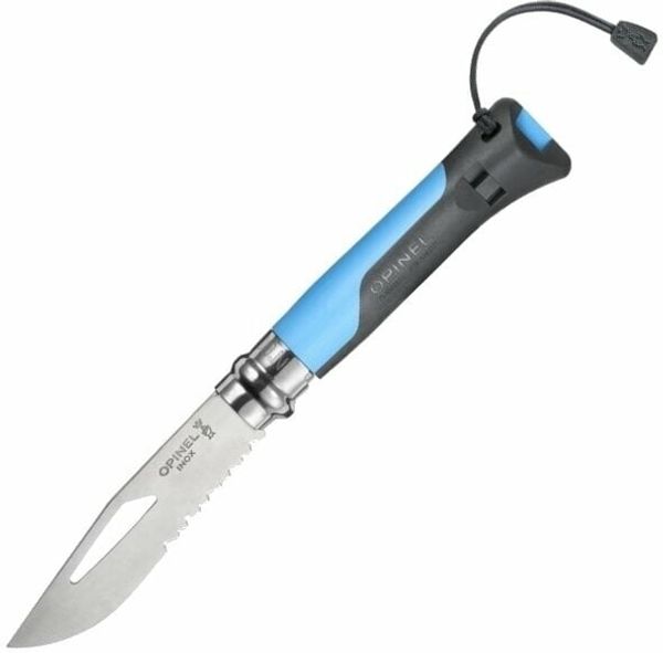 Opinel Opinel N°08 Stainless Steel Outdoor Plastic Blue Blue Turistični nož
