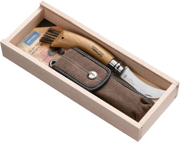 Opinel Opinel Wooden Gift Box N°08 Mushroom + Sheath Nož za gobe