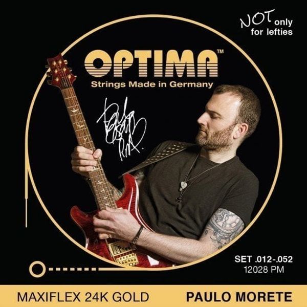 Optima Optima 12028-PM 24K Gold Electrics Maxiflex Paolo Morete Signature Strune za električno kitaro