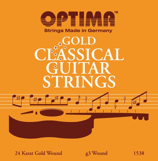 Optima Optima 1538 24K Gold Strings G3 Wound