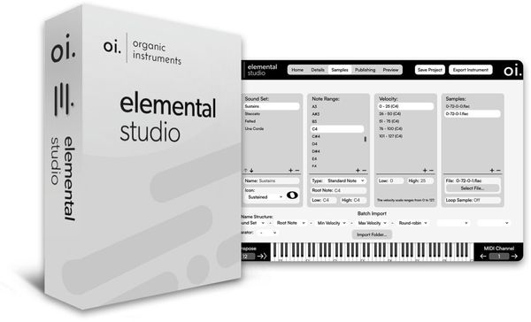 Organic Instruments Organic Instruments Elemental Studio - Annual (Digitalni izdelek)