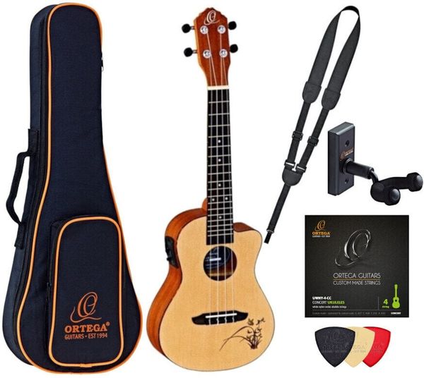 Ortega Ortega RU5CE Deluxe SET Koncertne ukulele Natural