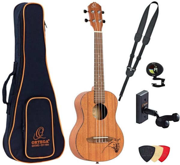 Ortega Ortega RU5MM-TE Deluxe SET Tenor ukulele Natural