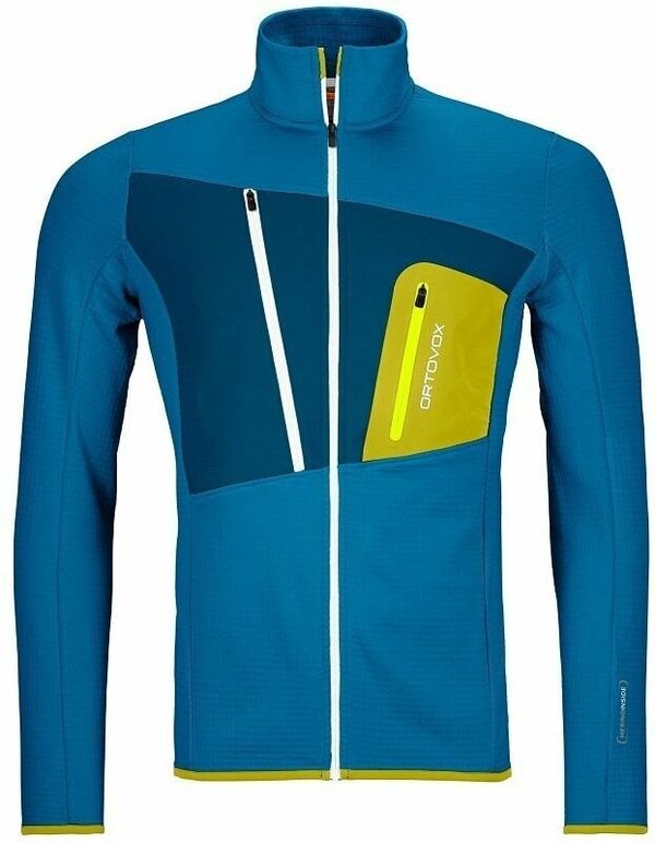 Ortovox Ortovox Fleece Grid Jacket M Heritage Blue S Pulover na prostem