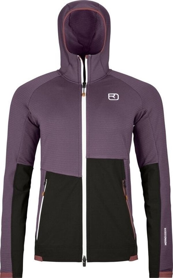 Ortovox Ortovox Fleece Rib Hoody Womens Wild Berry L Pulover na prostem