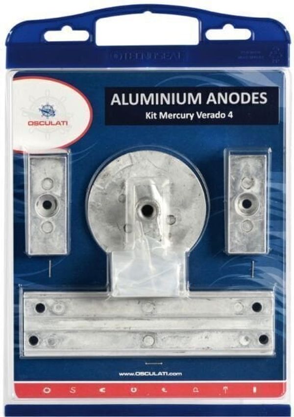 Osculati Osculati Anode Kit for Mercury 4-pcs aluminium