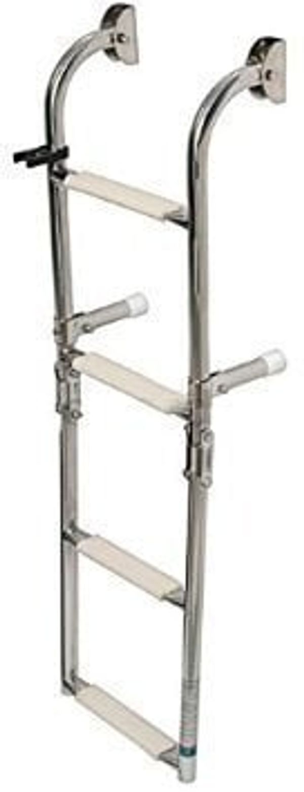 Osculati Osculati Foldable Transom Ladder Inox - 5 st.