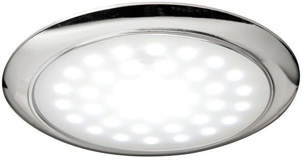 Osculati Osculati Ultra-flat LED light chromed ring nut 12/24 V 3 W