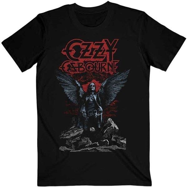 Ozzy Osbourne Ozzy Osbourne Majica Angel Wings Unisex Black 2XL