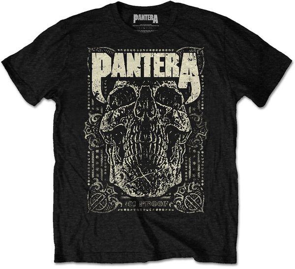 Pantera Pantera Majica 101 Proof Skull Unisex Black L