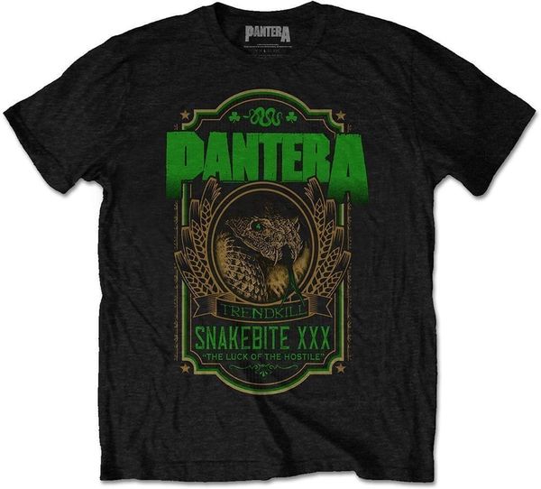 Pantera Pantera Majica Snakebite XXX Label Unisex Black 2XL