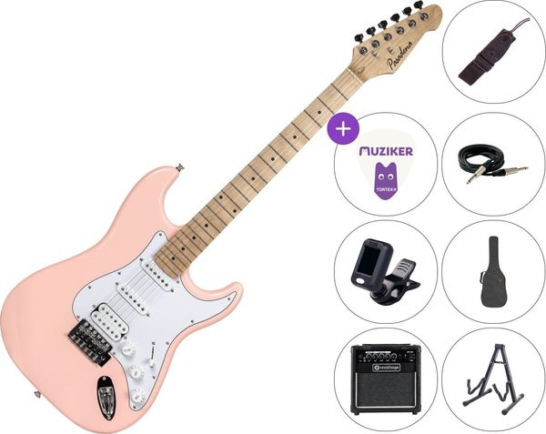 Pasadena Pasadena ST-11 SET 10W Pink Električna kitara