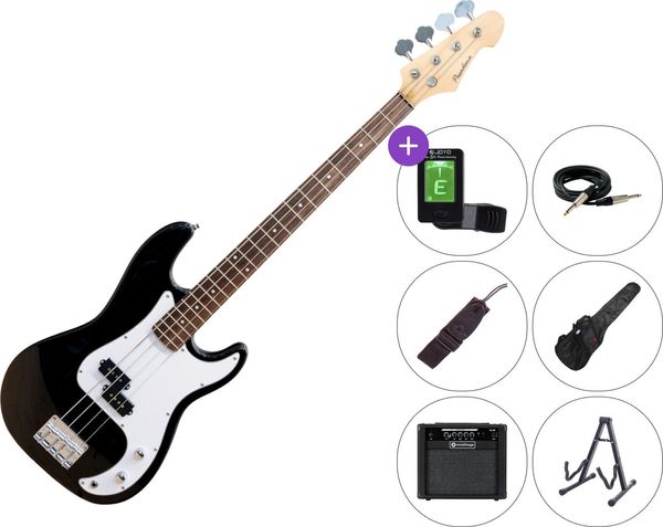 Pasadena Pasadena STB 150 SET 20W Black Električna bas kitara