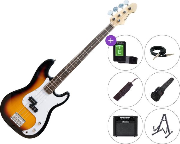 Pasadena Pasadena STB 150 SET 20W Sunburst Električna bas kitara