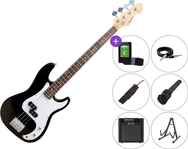 Pasadena Pasadena STB 150 SET 40W Black Električna bas kitara