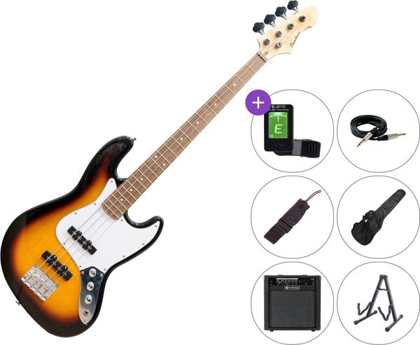 Pasadena Pasadena STB 202B SET 40W Sunburst Električna bas kitara