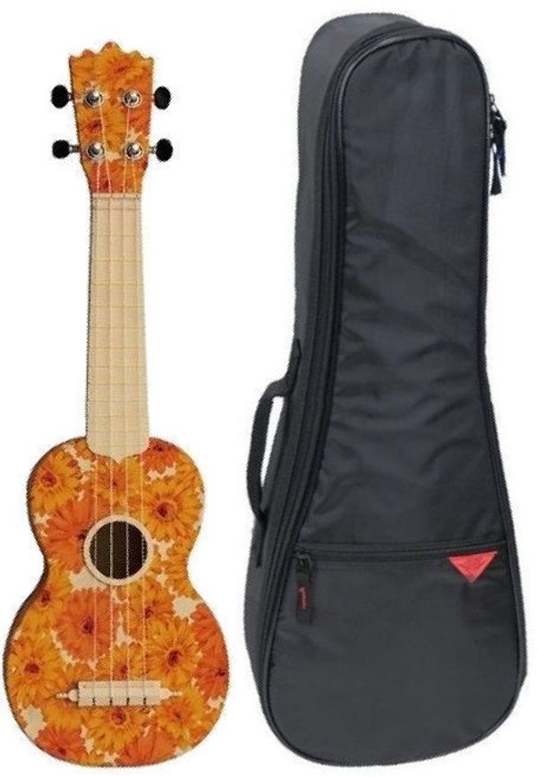 Pasadena Pasadena WU-21F1-WH SET Soprano ukulele Oranžna