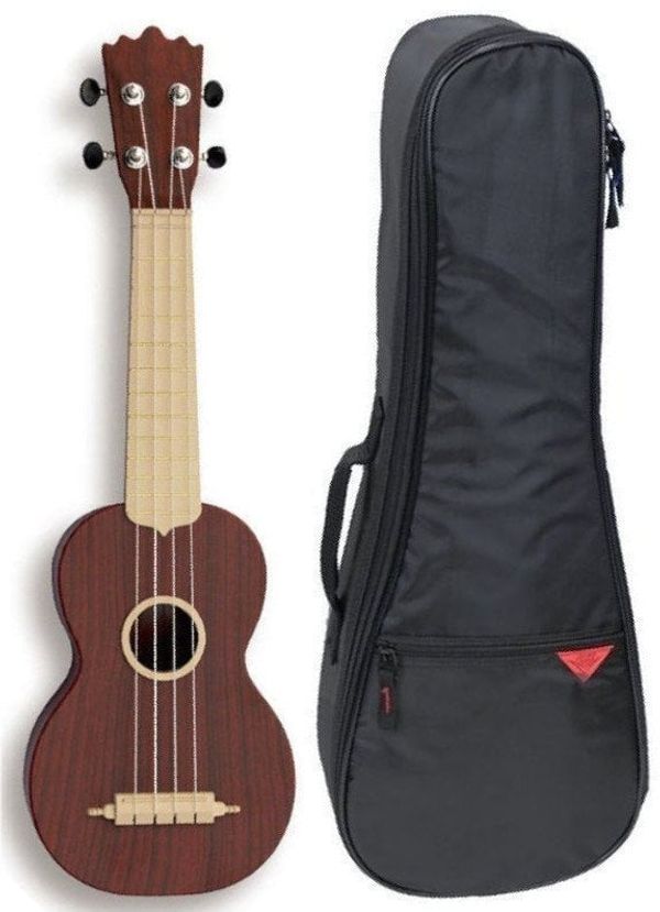 Pasadena Pasadena WU-21W-WH SET Wood Grain Soprano ukulele