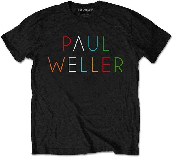 Paul Weller Paul Weller Majica Multicolour Logo Unisex Black XL