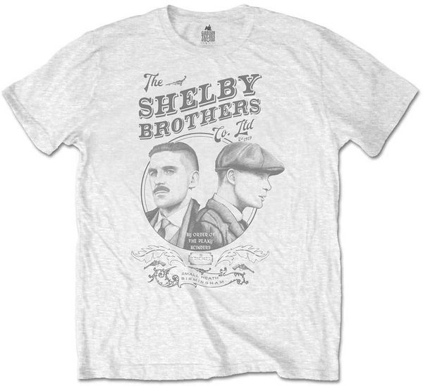 Peaky Blinders Peaky Blinders Majica Shelby Brothers Circle Faces Unisex White XL