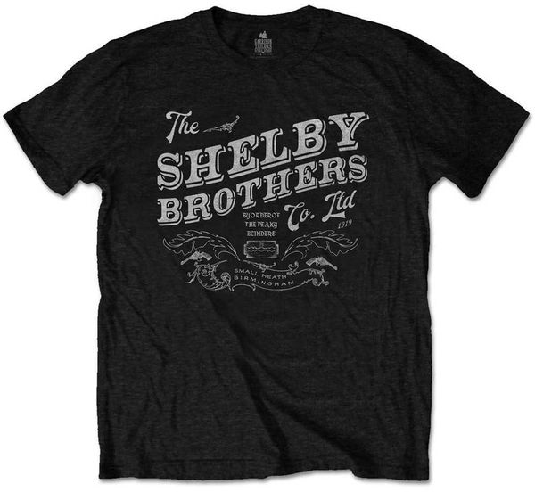 Peaky Blinders Peaky Blinders Majica The Shelby Brothers Unisex Black XL