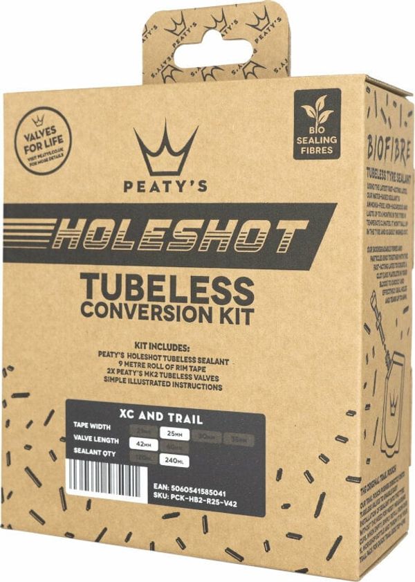 Peaty's Peaty's Holeshot Tubeless Conversion Kit 120 ml 25 mm 42.0