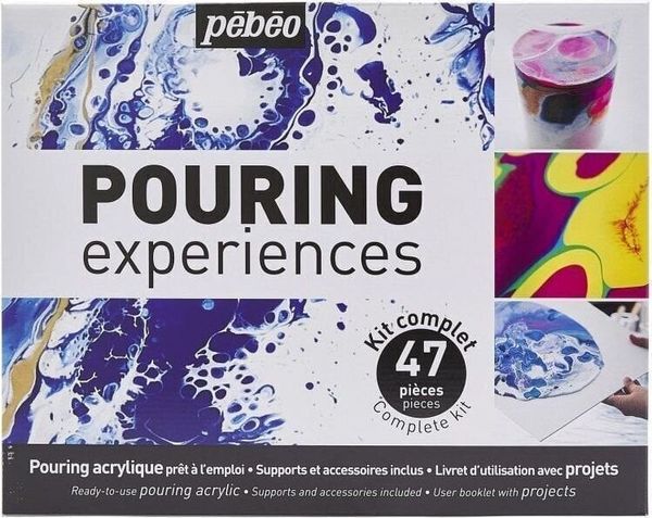 Pébéo Pébéo Pouring Experiences Complete Kit 8 x 118 ml