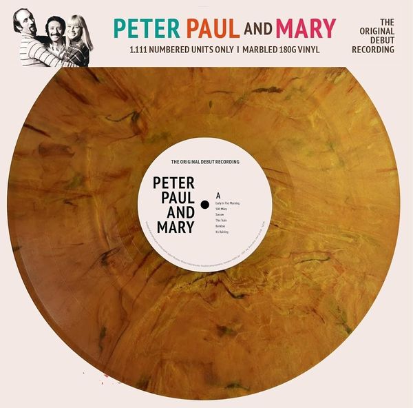 Peter, Paul and Mary Peter, Paul and Mary - The Original Debut Recording (Limited Edition) (Numbered) (Gold Marbled Coloured) (LP)