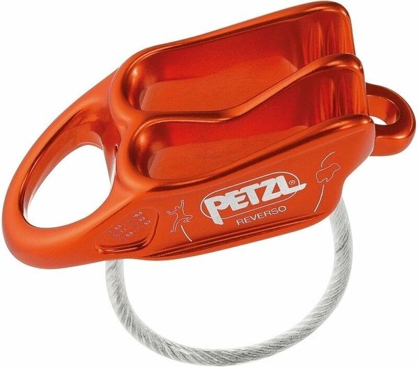 Petzl Petzl Reverso Belay/Rappel Device Red/Orange