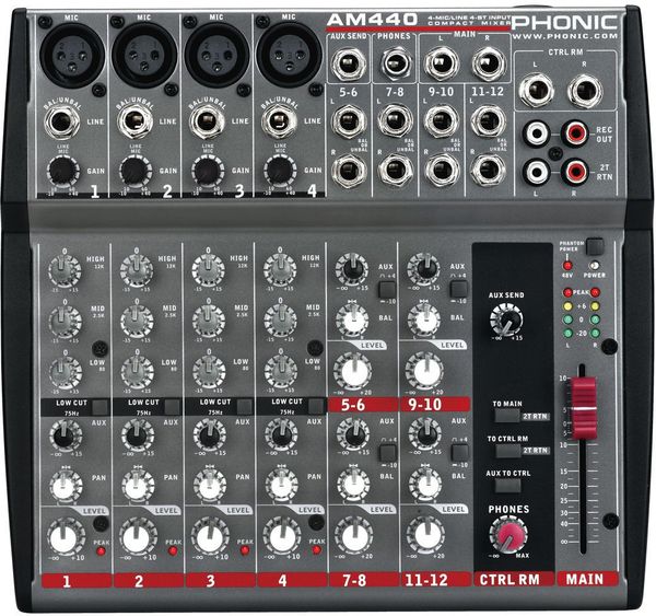 Phonic Phonic AM440 Analogna mešalna miza